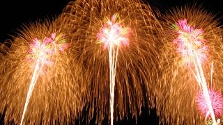 大曲の花火2016【フィナーレ・10号割物30連発】OMAGARI FIREWORKS “Finale Starmine”