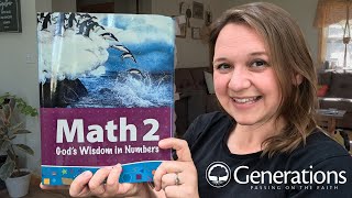 Math 2 Homeschool Curriculum by Generations