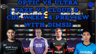 Optic Vs Ultra for the 1 Seed! Faze/LAT vs Boston - CDL Week 4 Preview With Dimsii #COD #BO6 #gaming