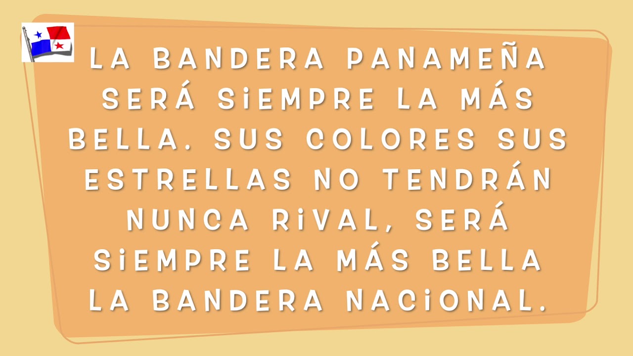 La Bandera Panameña Youtube