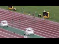 女子100m予選2組　千葉県選手権 r01