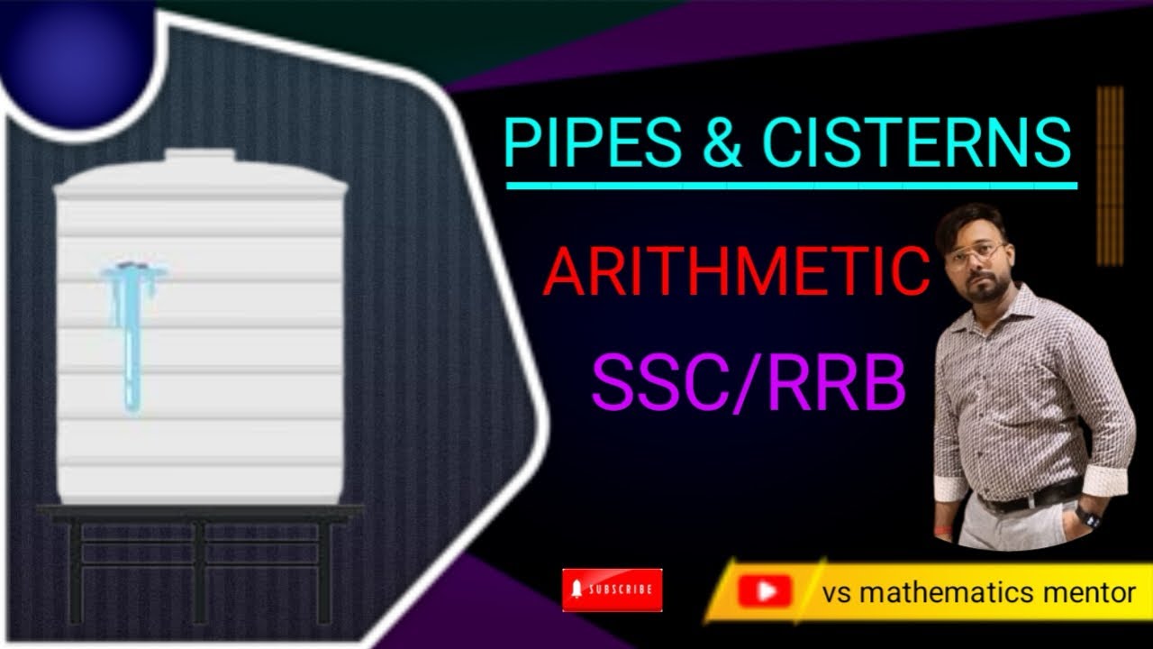 Pipes And Cisterns Ssc Rrb Basic Fully Concept Pipes And Cisterns