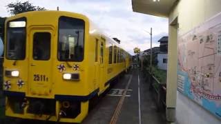 島原鉄道 諫早行 島鉄本社前駅 到着