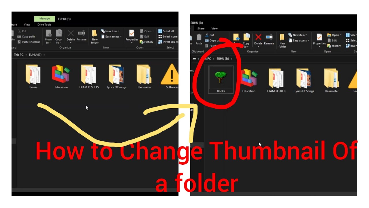 How To Change The Thumbnail Of Your Folder In Windows 10 / 7 / 8 / 8.1 ...