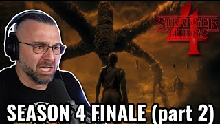 STRANGER THINGS 4X9 REACTION (PART 2) ''The Piggyback''