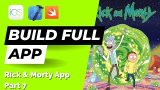 Build FULL iOS App in Swift: Part 7 (Rick & Morty | 2023) – Character Cell