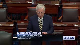 Senator Mitch McConnell on Justice Ruth Bader Ginsburg Death and Supreme Court Nomination Process
