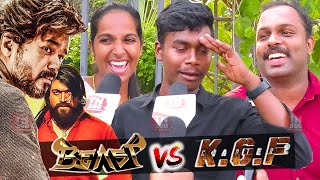 Beast vs Kgf 2 Public Reaction | Thalapathy Vijay | Yash | Beast vs Kgf 2 clash ( kgf 2 vs beast )