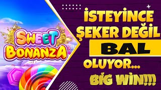 SWEET BONANZA 100x Çarpan Yağmuru Rekor Vurgun #slot #casino #sweetbonanza