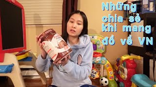 Những chia sẻ nhỏ khi mang đồ về Việt Nam