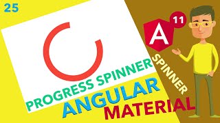 🔴 Angular 11 Tutorial || Progress spinner Angular Material || Ujjwal Technical Tips