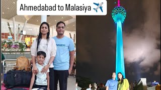 Ahmedabad airport to Kuala Lumpur Malaysia airport by ✈️ #flight#experience #byair #airasia #airport