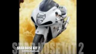 GSXR SRAD NOSE KIT 2  conversion kit  video