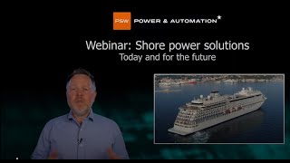 Webinar about Shore power solutions - today and for the future