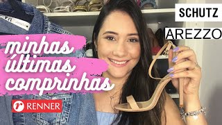 MINHAS ÚLTIMAS COMPRINHAS | #Arezzo #Schutz #Zara #Levis