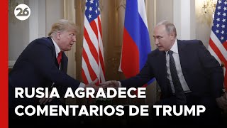 Rusia agradece comentarios de Trump sobre posible regreso de Ucrania a la OTAN