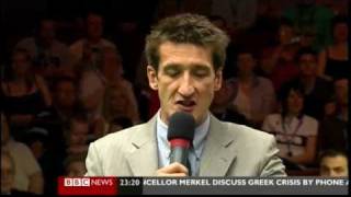 Steve Davis is called "Dennis Taylor" by the MC (World Championship - 28.04.10)