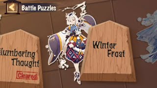 「Cleared」Day 11 Winter Frost  |  Battle Puzzles  |  Onmyoji