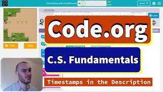 Code.org Express Course Lesson 19 Harvesting with Conditionals | Answer Tutorial Full Lesson