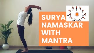 Surya Namaskar With Mantra\Sun Salutation With Mantra Chanting\ 12 Steps Of Suryanamaskar\Yogmeita