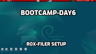 BookwormPup64: bootcamp-d6 basic rox-filer setup
