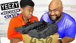 DON'T BUY YEEZY 450 DARK SLATE WITHOUT WATCHING THIS! Unboxing