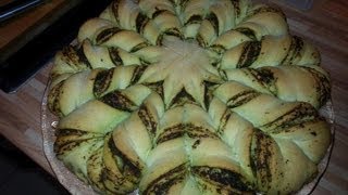 Pestobrot - Blumenbrot / Pestoblume / Sallys Welt