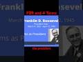 FDR 4-Term Presidency Leading to the 2-Term Limit: 22nd Amendment and Executive Branch