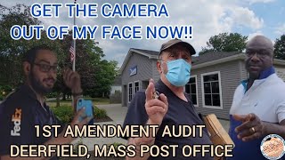 KRAZY POST OFFICE CUSTOMER *FEDEX EMPLOYEE FEDUP* FIRST AMENDMENT AUDIT/PRESS NH NOW