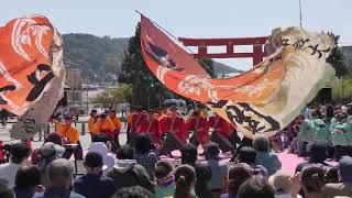 大阪公立大学チーム朱蘭　「咲開(ｻｲｶｲ)」　京都さくらよさこい2023　神宮道南ステージ