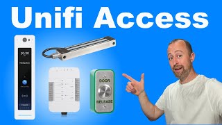 Simple UNIFI ACCESS setup - with G2 Pro, Push to release button and Maglock