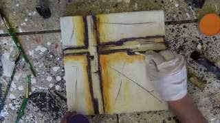 Wax on Wednesdays Encaustic Painting Fun Fabulous Texture Journey #2