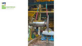 GANTERUD L20 3 Pro, 20 ton lifting yoke at Rottneros paper mill