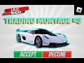 Jailbreak Trading Montage #3! in Roblox Jailbreak amazing TRADES!