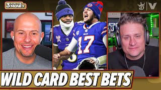 NFL Wild Card Best Bets: Commanders-Bucs, Chargers-Texans, Steelers-Ravens, Broncos-Bills | 3 \u0026 Out