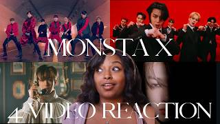 MONSTA X | REACTION!!| I AM A PUDDLE! | 'SHOOT OUT, DARAMARAMA, FANTASIA & LOVE KILLA MV |