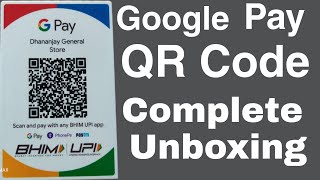 Google Pay QR Code kit Unboxing and Review |Google Pay QR Code Kit for free