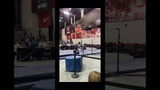 My level 5 state competition bars routine (some much better than my last vid, check it out) #gymnast