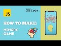 Javascript Beginner Tutorial - Make a Simple Memory Match Game. VANILLA JAVASCRIPT.