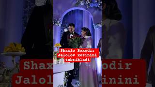 Shaxlo Zoirova Baxodir Jalolov xotinini tabrikladi #like #newvideo #2023 #art #shokuz #toy #wedding