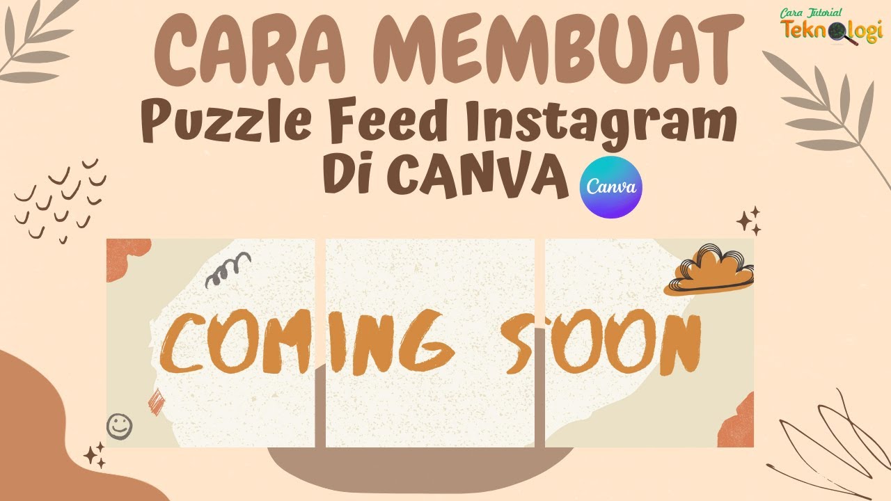 Cara Membuat Feed Instagram Nyambung Di Canva - Tutorial Canva - YouTube