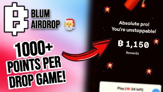 BLUM Auto Clicker Christmas Update🎅 - GET 1000+ POINTS PER DROP GAME!