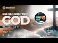 RCCG TKP Tuesday Bible Study || 09/17/2024 || DESIRE MORE OF GOD || Segun Esho