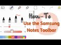 Samsung Notes | How To Use The Toolbar