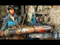 Amazing Process of Remaking Hydraulic Breaker Rock Hammer | Excavator Chisel Tool Repair