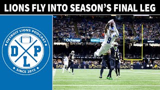 Detroit Lions Fly Into Season's Final Leg | Detroit Lions Podcast Reacts