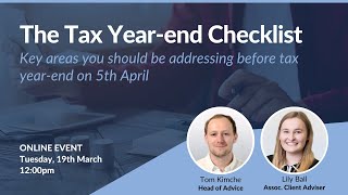 The Tax Year-end Checklist | Netwealth Webinars
