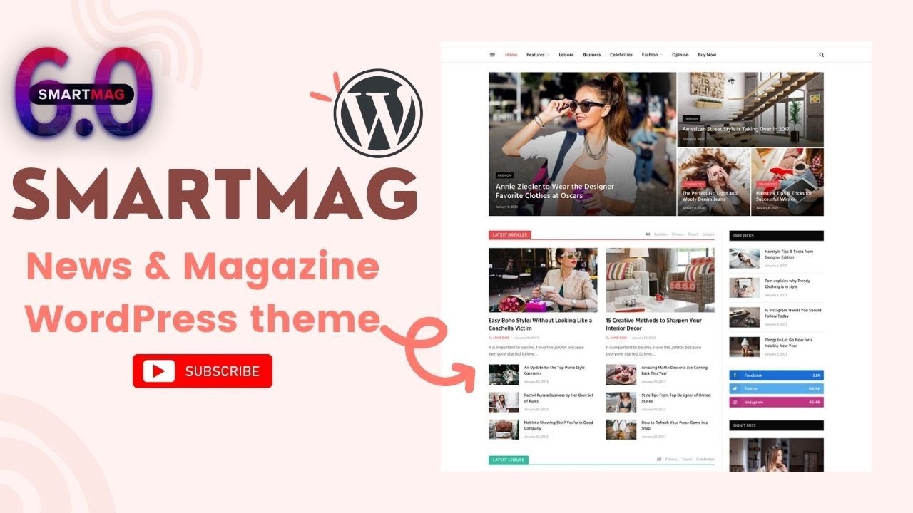 SmartMag News Magazine WordPress Theme 2021 - YouTube