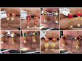 Latest 22k gold earrings with WEIGHT || Beautiful Gold earrings designs ||