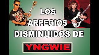 COMO INCLUIR ARPEGIOS DISMINUIDOS EN TUS SOLOS (3 MANERAS MALMSTEEN UTILIZA FÁCILMENTE)